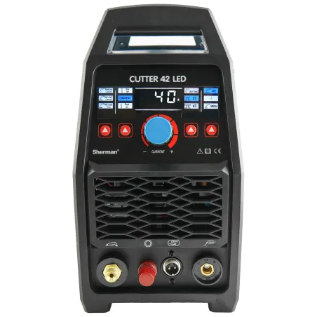 Przecinarka plazmowa Sherman CUTTER 42 LED (230V, 40A/60% IGBT, gr.cięcia 20mm, wyświetlacz LED, uchwyt AG-60 4m)