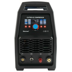 Przecinarka plazmowa Sherman CUTTER 42 COMPRESSOR (230V, 40A/60% IGBT, gr.cięcia 20mm, wyświetlacz LED)