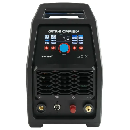 Przecinarka plazmowa Sherman CUTTER 42 COMPRESSOR (230V, 40A/60% IGBT, gr.cięcia 20mm, wyświetlacz LED)