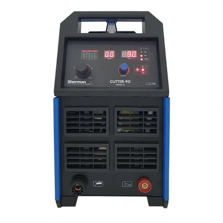 Przecinarka plazmowa Sherman CUTTER 90 (3x400V, 85A/60% IGBT, gr.cięcia 30mm, wyświetlacz ciśnienia, 2T/4T, uchwyt A-81 6m)