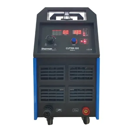 Przecinarka plazmowa Sherman CUTTER 130 (3x400V 125A/60% IGBT, gr.cięcia 45mm, wyświetlacz, 2T/4T, uchwyt A-141 6m)
