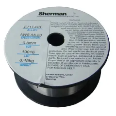 Drut samoosłonowy MIG do spawania bez gazu Sherman KING-S fi 0,8mm szpula D100 0,9kg