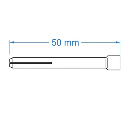 Tuleja zaciskowa TIG 2,4 U-201 (T-17, 18, 26) miedziana