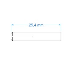 Tuleja zaciskowa TIG 1,0 U-126 (T-9,20) miedziana