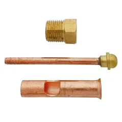 łącznik przewodu pr/gaz T-26-przód z króćcem gazowym