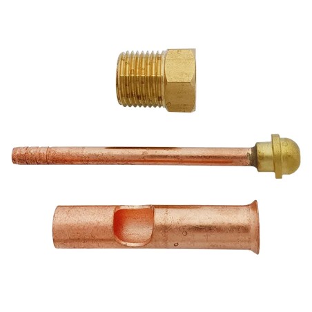 łącznik przewodu pr/gaz T-26-przód z króćcem gazowym