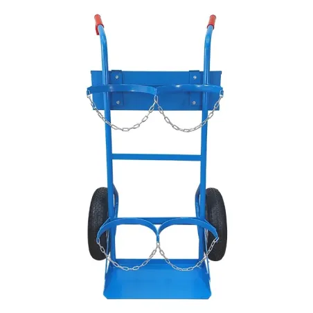 Wózek do butli gazowych 2 butle koła pneumatyczne