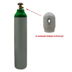 butla pełna Ar/CO2 82/18 8L 200 bar z rurką syfonową