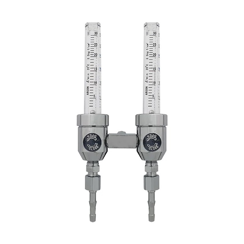 Rotametr podwójny z zaworem Rotametr podwójny z zaworem
