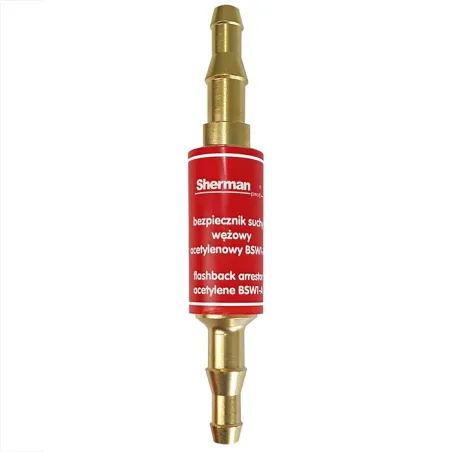 Bezpieczniki Sherman-profi acetylenowy wężowy BSW1-A