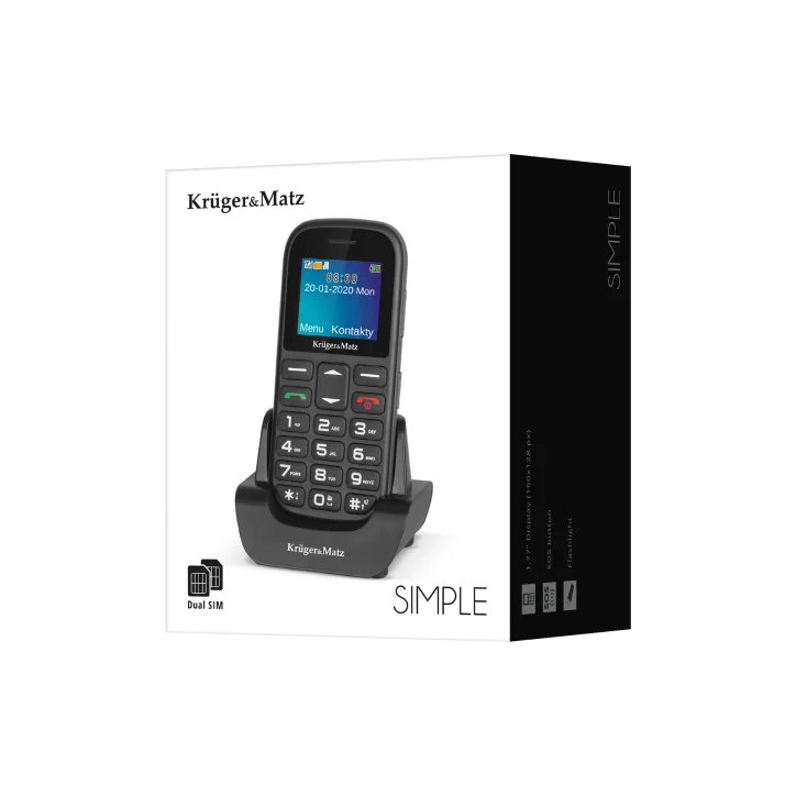 Telefon GSM dla seniora Kruger&Matz Simple 920