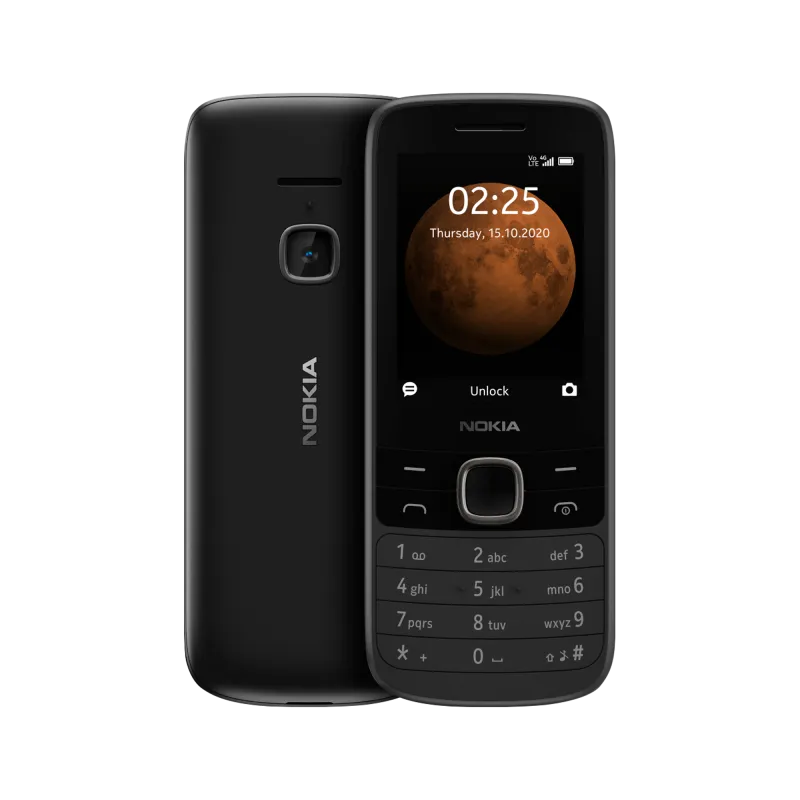 Telefon GSM Nokia 225 4G czarny Telefon GSM Nokia 225 4G czarny