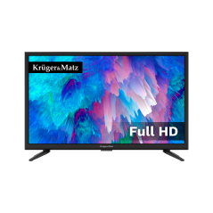 Telewizor Kruger&Matz 22" FHD DVB-T2 H.265 230/12V