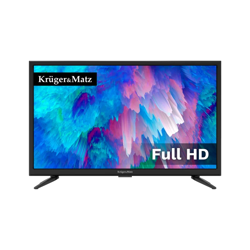 Telewizor Kruger&Matz 22" FHD DVB-T2 H.265 230/12V