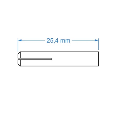 Tuleja zaciskowa TIG 2,4 U-126 (T-9,20) miedziana