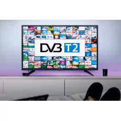 Telewizor Kruger&Matz 24" HD DVB-T2 H.265 HEVC 230/12V