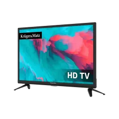 Telewizor Kruger&Matz 24" HD DVB-T2 H.265 HEVC 230/12V