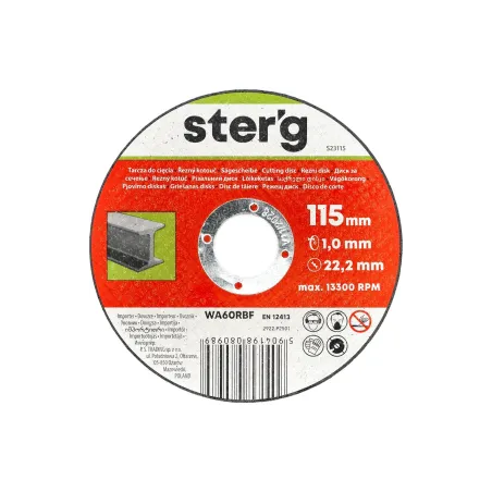 Tarcza korundowa 115 x 1.0 x 22.2 mm, do metalu