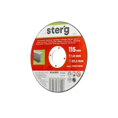 Tarcza korundowa 115 x 1.0 x 22.2 mm, do metalu