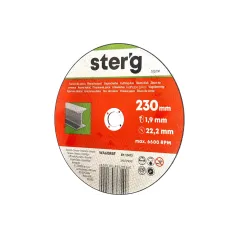 Tarcza korundowa 230 x 1.9 x 22.2 mm, do metalu