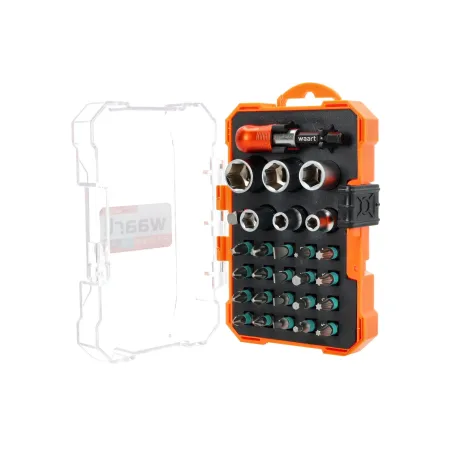 Zestaw końcówek i nasadek do wkrętarki, 28 szt.