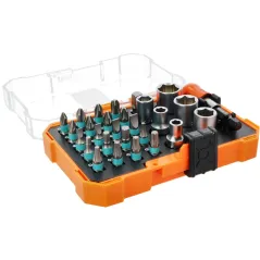 Zestaw końcówek i nasadek do wkrętarki, 28 szt.