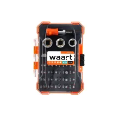 Zestaw końcówek i nasadek do wkrętarki, 28 szt.