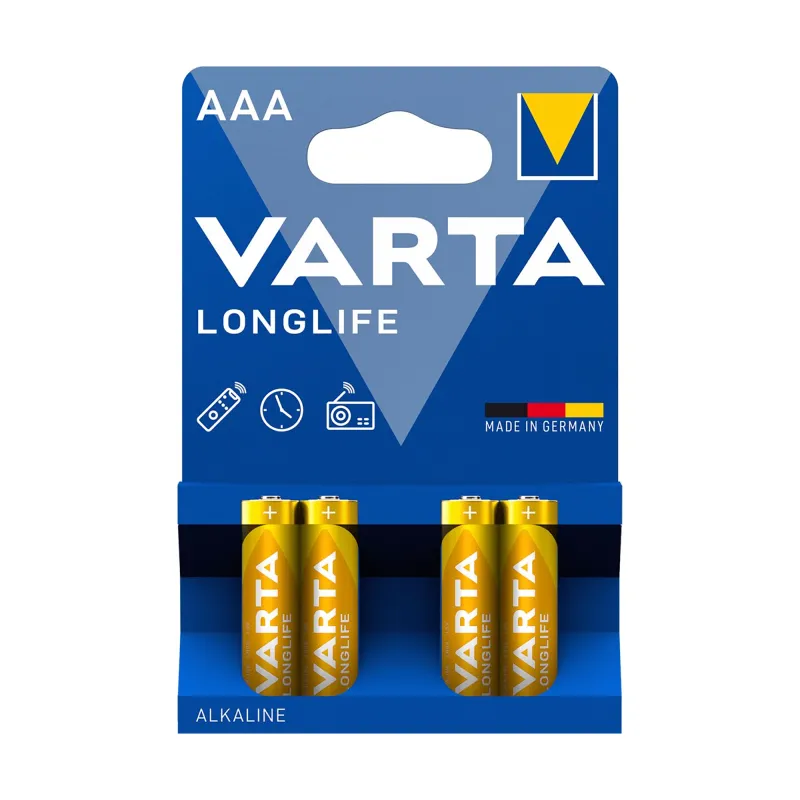 Bateria VARTA LR03 Longlife 4szt./blist. Bateria VARTA LR03 Longlife 4szt./blist.