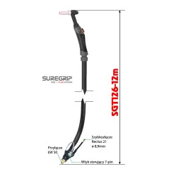 TIG UCHWYT SPAWALNICZY PARKER SUREGRIP SGT26 FLEX PKG X 12m