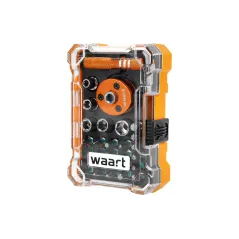 Zestaw wkrętak z grzechotką dwustronną i końcówki 28 szt.