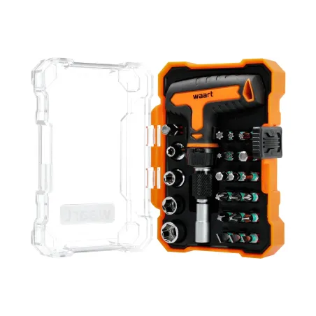 Zestaw wkrętak "T" z grzechotką i końcówki 25 szt.