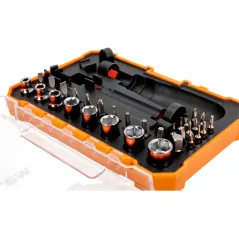 Zestaw wkrętak z grzechotką i końcówki 35 szt.