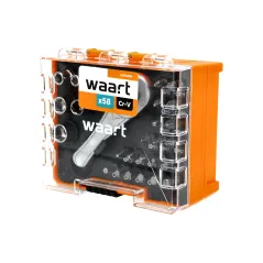 Zestaw grzechotka i końcówki 58 szt.