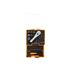 Zestaw grzechotka i końcówki 58 szt.