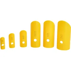 Zestaw szablonów do docinania otuliny, 6 szt.