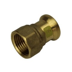 Mufa przejściowa do gazu DN 22X1/2" GW mosiężna Press profil M