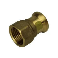 Mufa przejściowa do gazu DN 22X1/2" GW mosiężna Press profil M