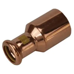 Nypel redukcyjny do gazu DN 22X18 miedziany Press profil M
