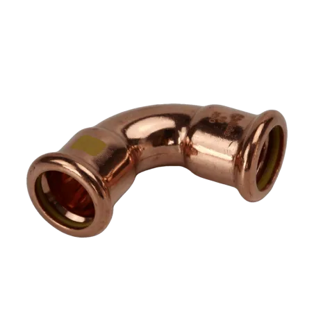 Kolanko do gazu 90 stopni DN28 miedziane Press profil M