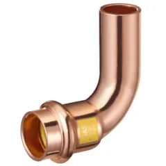 Kolano nyplowe 90 st. Press DN28 do gazu profil V mosiężne