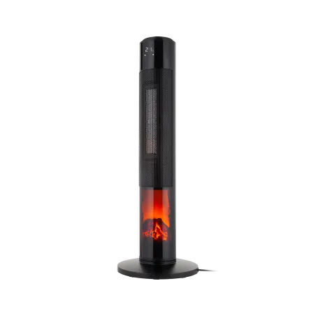 Termowentylator kolumnowy PTC Teesa 1000/2000W z funkcą imitacji kominka (pilot)