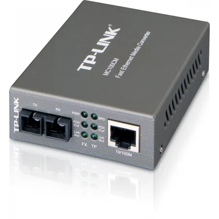 TP-LINK MC 100CM Konwerter światłowodowy 10/100Mbps RJ45, MM, SC, do 2km
