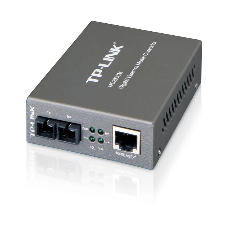 TP-LINK MC 200CM Konwerter światłowodowy 1000Mbps RJ45/SC, do 550m TP-LINK MC 200CM Konwerter światłowodowy 1000Mbps RJ45/SC, do 550m
