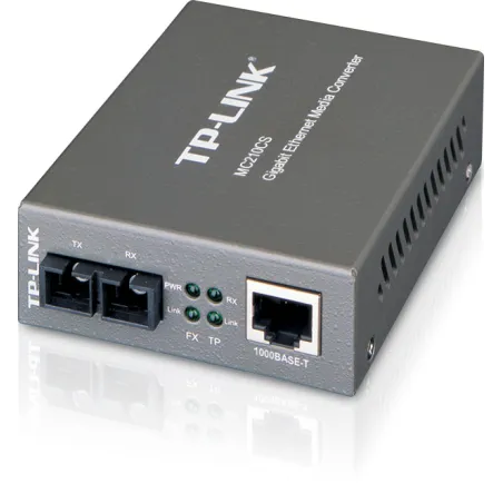 TP-LINK MC 210CS Konwerter światłowodowy 1000Mbps RJ45, SM, SC, do 15 km