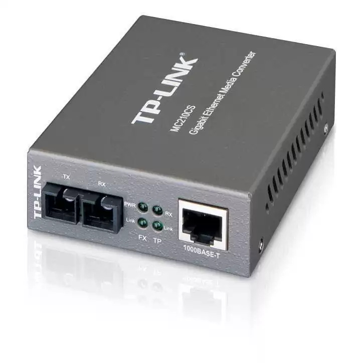 TP-LINK MC 210CS Konwerter światłowodowy 1000Mbps RJ45, SM, SC, do 15 km TP-LINK MC 210CS Konwerter światłowodowy 1000Mbps RJ45, SM, SC, do 15 km