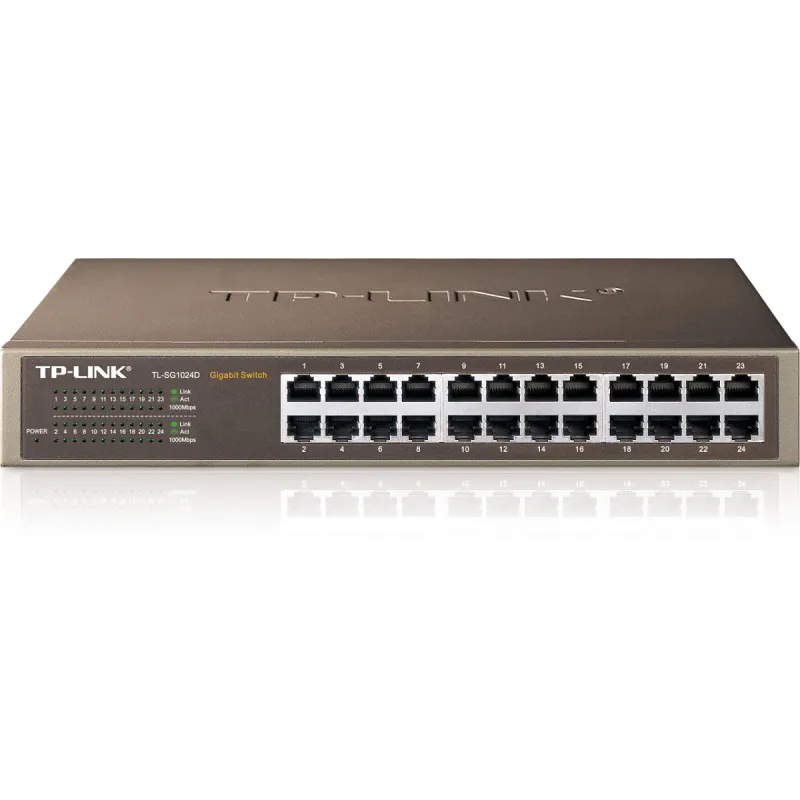 TP-LINK TL-SF1024 Switch do montażu w szafie/ 24porty 10/100Mb/s
