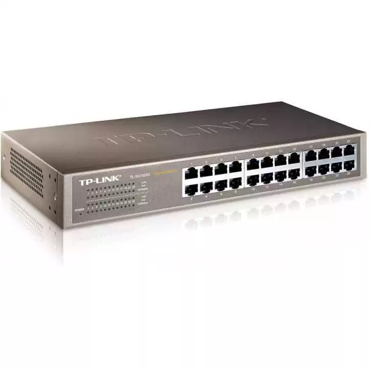 TP-LINK TL-SF1024 Switch do montażu w szafie/ 24porty 10/100Mb/s