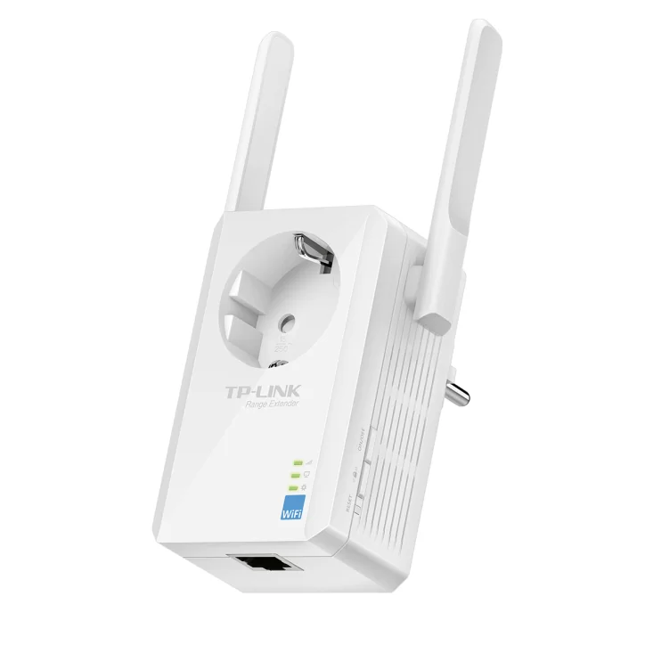 TP-LINK TL-WA860RE Wzmacniacz sygnału bezprzewodowego z gniazdkiem elektrycznym, 300Mb/s