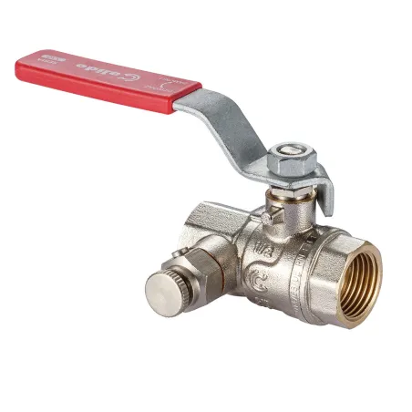 Seria S30 zawór wodny kulowy 1/2" GW Calido ze spustem