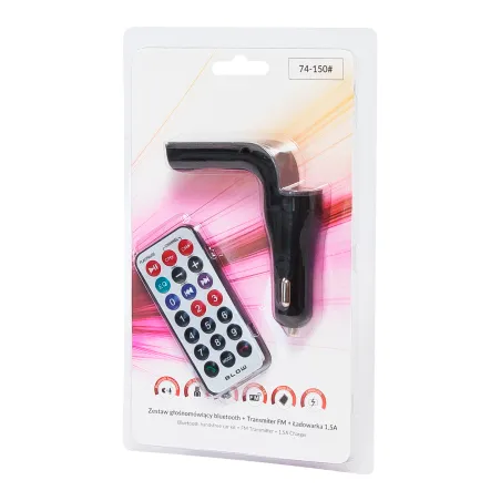 Transmiter samochodowy Bluetooth, USB 1,5A/ Blow 74-150